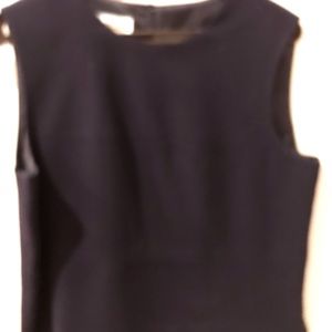 Talbots Purple wool lined shell